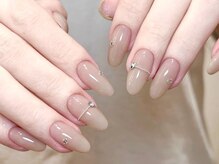 センスネイル 池袋店(Sense Nail)/ベージュ系上品ネイル