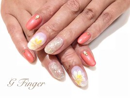 springフラワーネイル