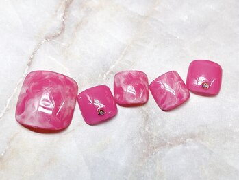 WRネイルズ(WR Nails)/【FOOT】持ち込みアート90分