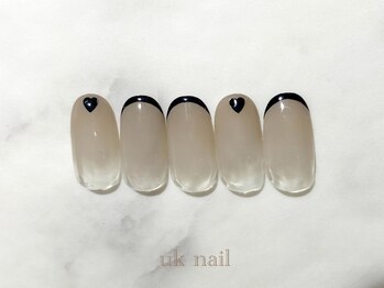 ユーケーネイル(uk nail)/シンプルアート6000円