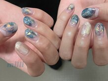 ミリネイルズ(milli nails)/ネイビーニュアンス