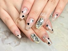 クリーク(CREEK)/ワンホンネイル韓国ネイル自爪風