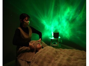 眠りの木/施術風景