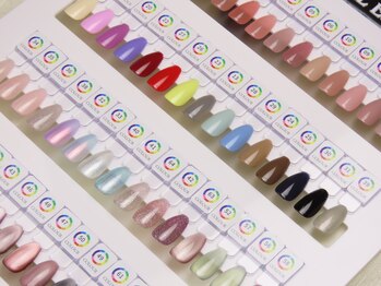 ラテネイル(latte.nail)/カラーチャート