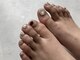 アンイーブン(uneven)の写真/トレンド感のあるフットネイルが人気♪