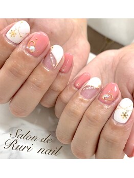 サロンドルリネイル(salon de Ruri nail)/フラワーアート♪