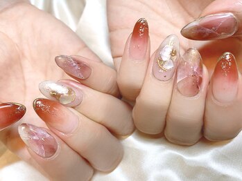 ネイルマジック 仙台一番町店(NAIL MAJIC)/大理石テラコッタ★オーダー
