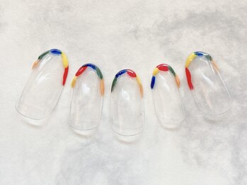 ネイルサロン ウィル 恵比寿(will)/いたずらフレンチ