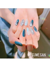 マグネット×オーロラ×敷き詰め