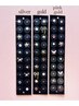 【3種類定額デザイン】両耳20個★耳ツボジュエリー¥3,580