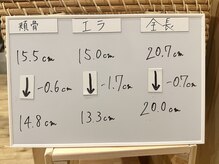 美整庵 谷山店(BISEIAN)/エラ－1.5cmの写真