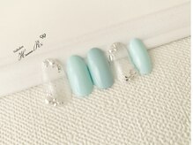 ネイルサロン ハンナ(Nail salon Hanna.Ri)/春色グリーンデザイン