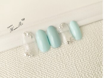 ネイルサロン ハンナ(Nail salon Hanna.Ri)/春色グリーンデザイン