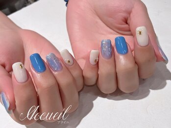 アクイユ 銀座店(ACCUEIL)/blue　nail☆