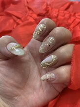 アイ ハンド(I hand)/ホワイト×ゴールド