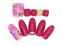 津田沼ネイルサロン サパラ(sapara)/ハンドフットセット定額￥11,499