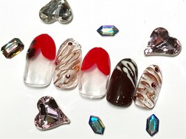 ★バレンタインネイル★￥7500