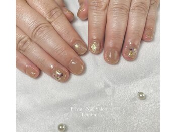 レモン(Lemon)/押し花デザイン