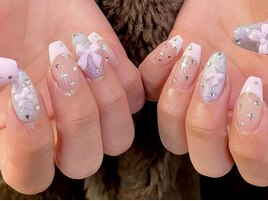 可愛いワンホンフレンチデザイン