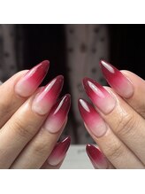 ネイルアトリエビー(nail atelier be’)/ボルドーグラデーション
