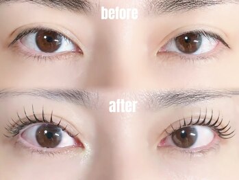 アールラッシュ(R-LASH)の写真/［&Healthy(アンドヘルシー)100本￥6980］まつげパーマ×マツエクの同時施術で、理想の目元を叶える新技法★