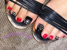 アン ジョーヌドラゴ/【フットネイル】オシャレネイル