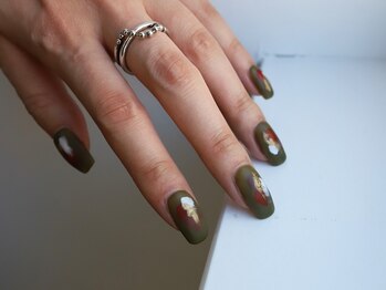 ルフトエーデ(LUFT Ode)/【Art 10】khakiマットネイル