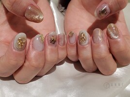 【パラジェル】キラキラネイル