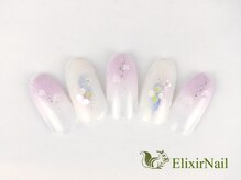 エリクサーネイル 池袋(Elixir Nail)/定額a シンプル /クーポン使用