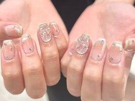 チーク×リボン