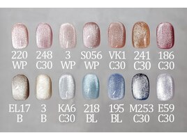 マグネットネイルのカラバリ