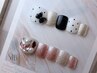 【フットネイル】 定額デザインコース/ アート4本