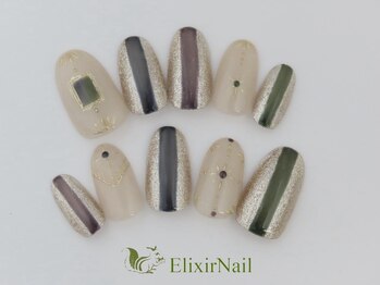 エリクサーネイル 新宿3丁目(Elixir Nail)/定額b カジュアル/クーポン使用
