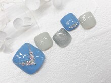 ネイルサロン ふるる 大須店/☆フットミディアムネイル☆#185