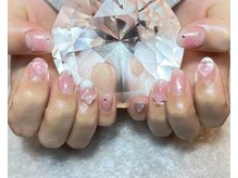 クマ(KUMA)/ショートネイル×ワンホン