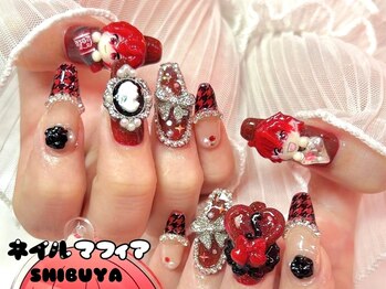 ネイルマフィア 渋谷(NAIL MAFIA)/3Dネイル/キャラクターネイル