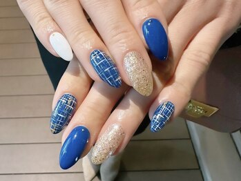 ビアンカ フロム中武立川店(Bianca)/ツイードネイル¥7500