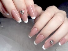 ネイルマジック 仙台一番町店(NAIL MAJIC)/シンプルフレンチネイル