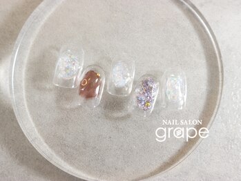 ネイルサロン グレープ(nail salon grape)の写真/《心斎橋駅スグ》ご予約殺到！【初回限定★オフ&ケア込定額¥5830/¥7150/¥8250】先取りトレンドARTも◎