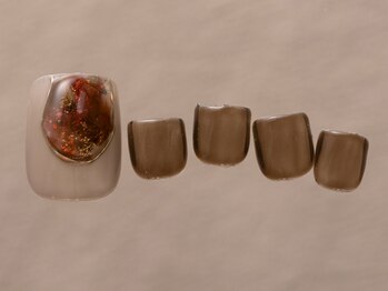 アイネイルズ 吉祥寺店(I nails)の写真/【初回オフ無料】FOOT☆シンプルアート￥7480[吉祥寺/パラジェル/夏ネイル/秋ネイル]