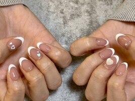 フレンチネイル◆ハートパーツ