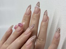 インザピンクリリー(in the pink LILY)/アニマルネイル/担当:藤原
