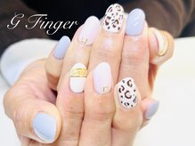 ジーフィンガー 大井町店(G Finger)/春色×レオパード柄