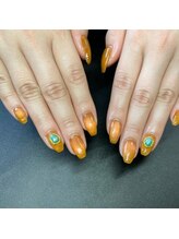 ミニュイ(Minuit)/マグネットネイル＋有料パーツ