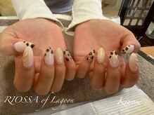 リオッサ オブ ラグーン(RIOSSA of Lagoon)/レオパード×ニュアンスネイル