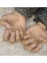 ラナ(Lana)/ガラスフレンチネイル