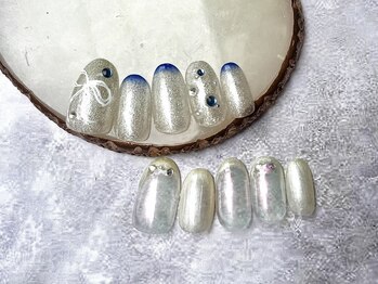 ハイリー(Hily)の写真/【選べる定額￥5500～】シンプルで上品なネイル♪自爪を削らないパラジェルが大好評！色変更も可能です◎