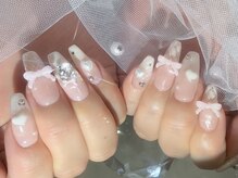 エンジェルガーデン 青山店(Angelgarden)/ホワイト/チェックネイル