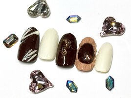 ★バレンタインネイル★￥7500