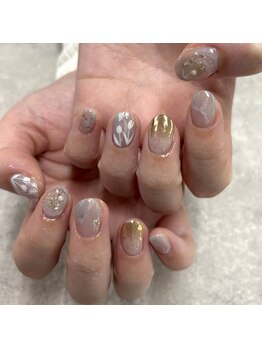 ネイルサロンファストネイルプラス 新宿店(FAST NAIL PLUS)/2025春ネイル【チューリップ】